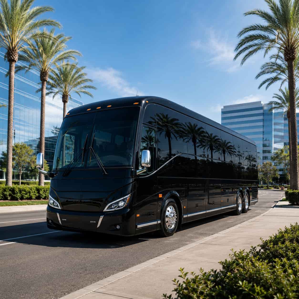 Coach bus for corporate groups Dallas