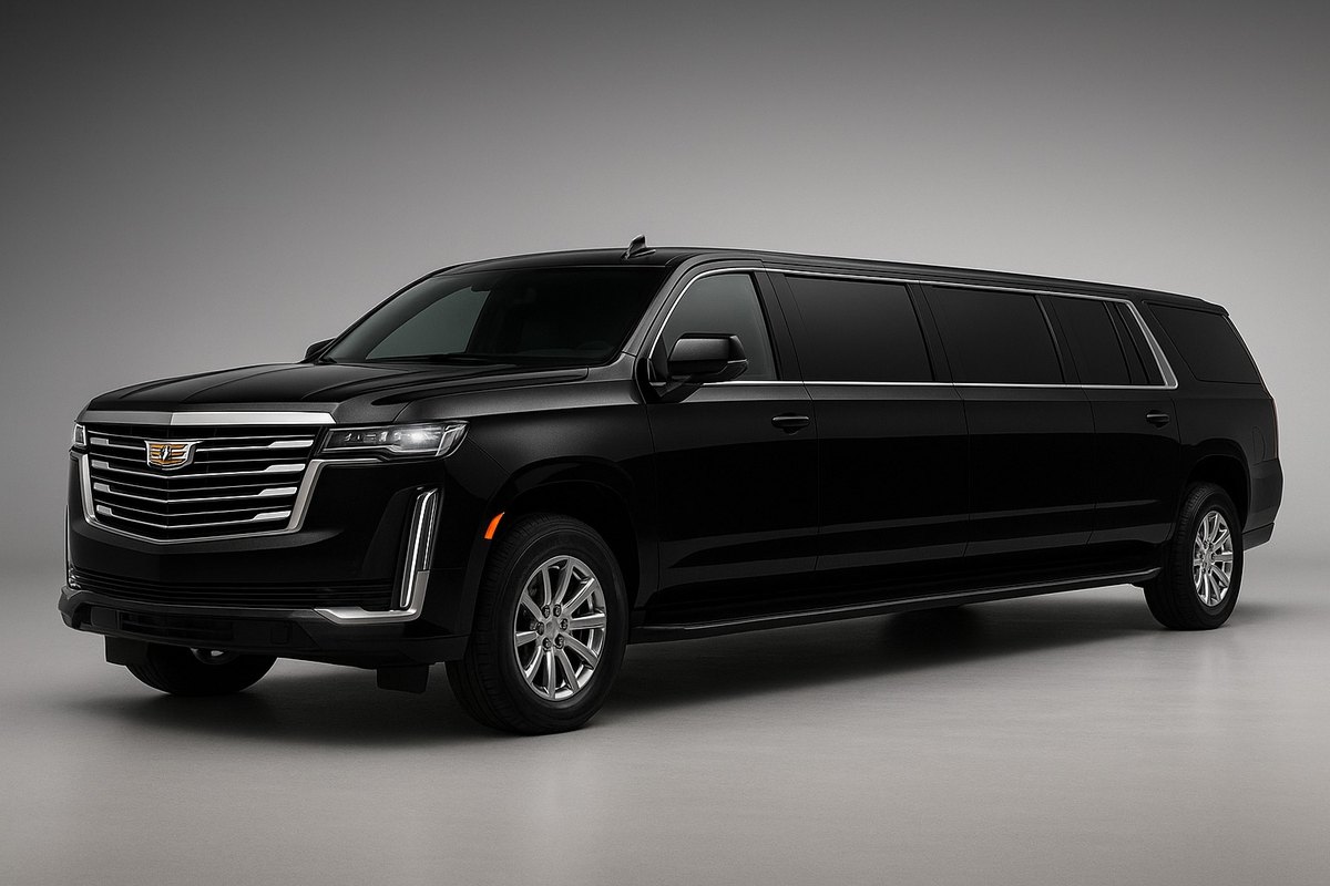 Escalade stretch limousine in Dallas