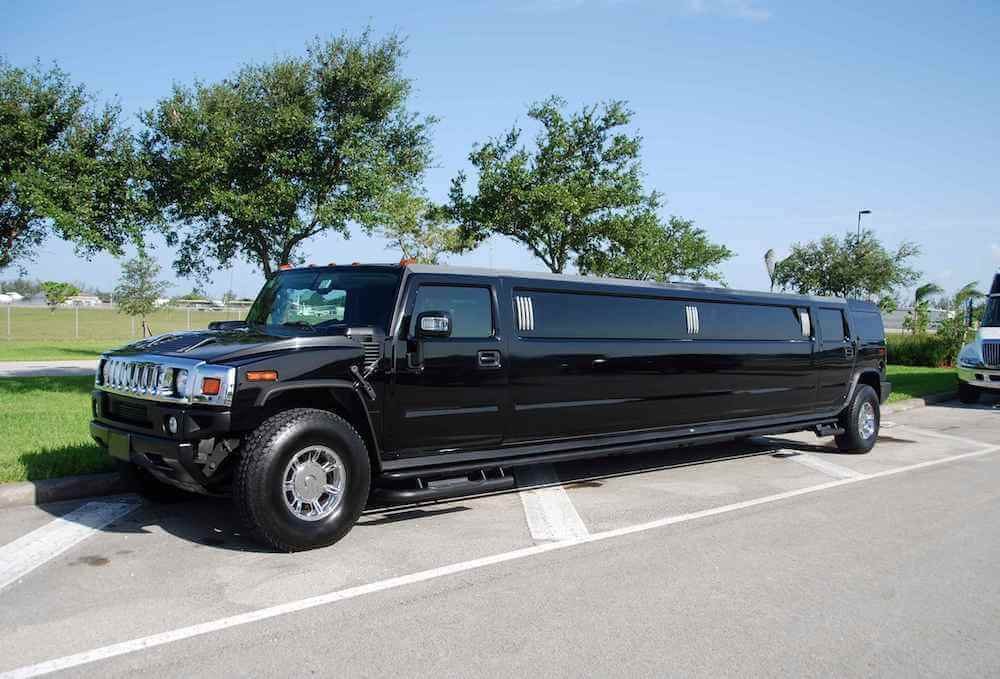 Hummer stretch limousine in Dallas